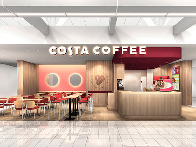 九州初出店となる「コスタコーヒー 福岡空港国際線旅客ターミナル店」を12月1日(金)オープン