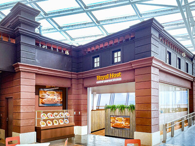 ロイヤルホスト、中部国際空港に初出店「Royal Host centrair gourmet kitchen」9月13日(金)にオープン