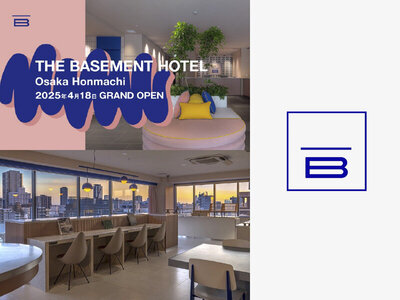 アールエヌティーホテルズ、アクタスとタッグを組み『THE BASEMENT HOTEL Osaka Honmachi』を2025年4月18日(金)にグランドオープン！